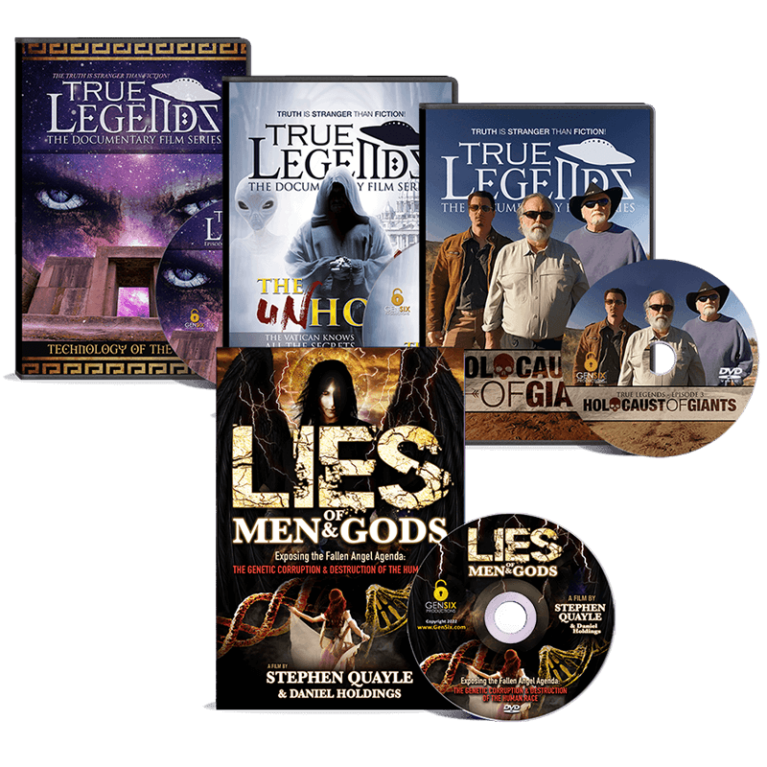 True Legends Trilogy PLUS The Lies of Men & Gods DVD Bundle