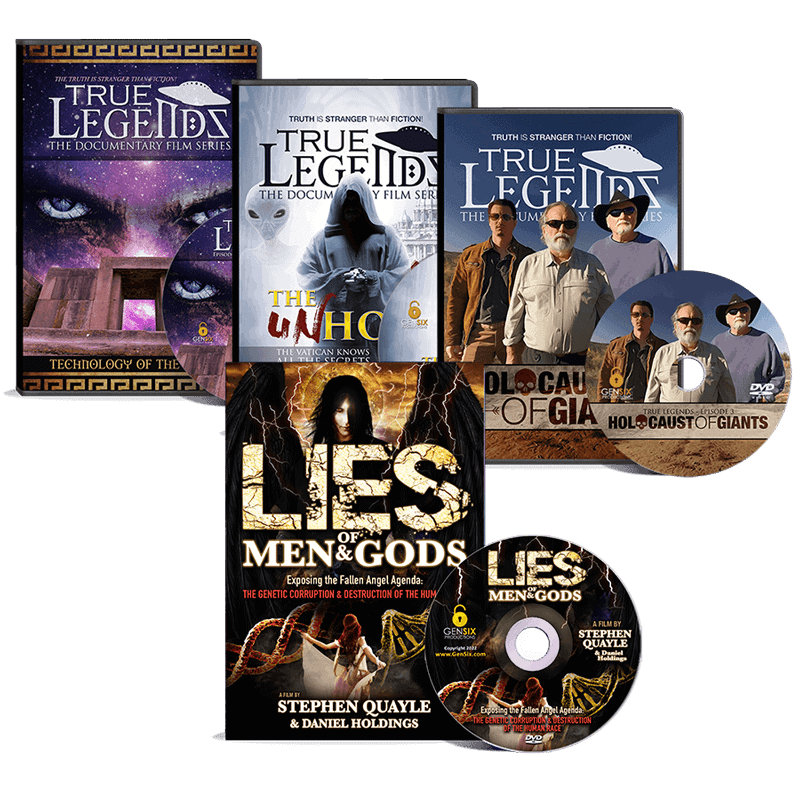 True Legends Trilogy PLUS The Lies of Men & Gods DVD Bundle