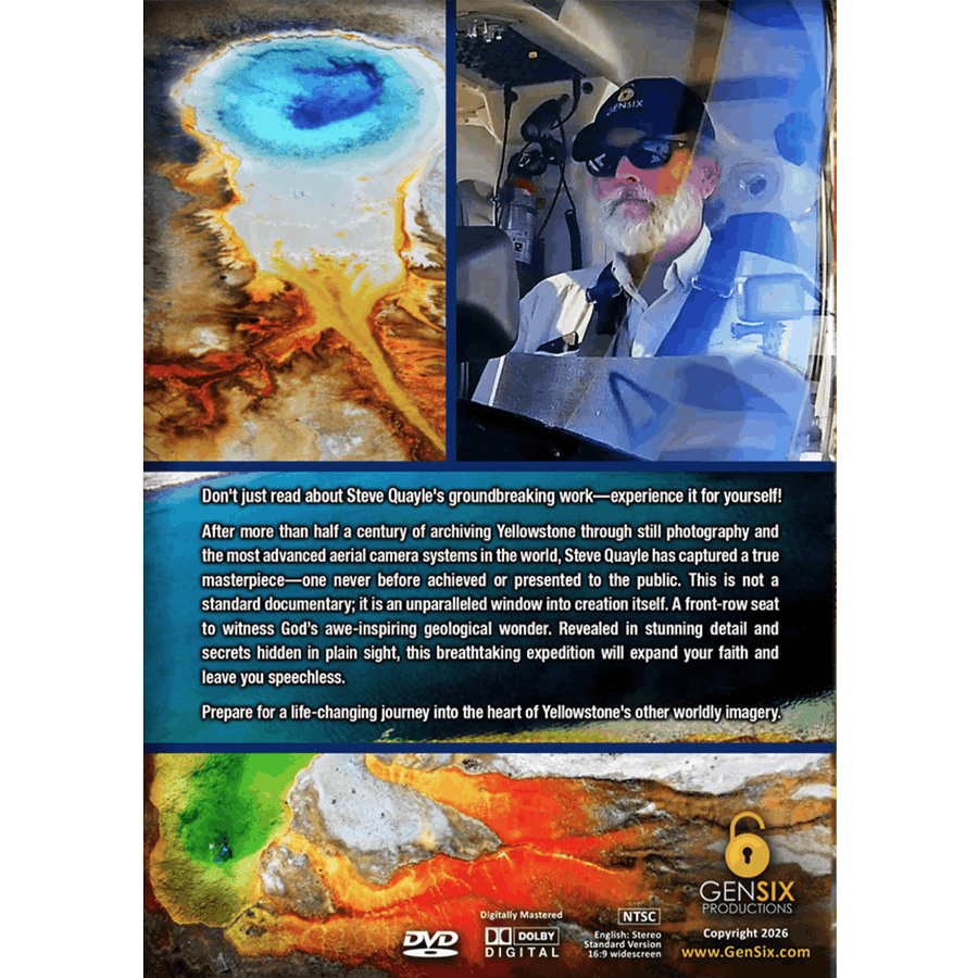 Yellowstone - Above & Below - DVD (Reverse)